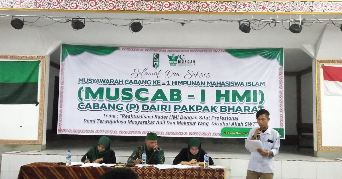 HMI kota parit malintang Gelar Musyawarah Cabang